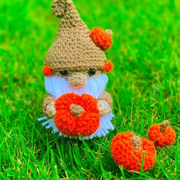 Gnome Pumpkin Handmade Fall/ Autumn Decor - Brand New - Picture 12 of 12